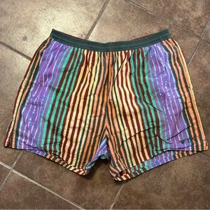 Vintage TYR swim trunks multi colored size Large